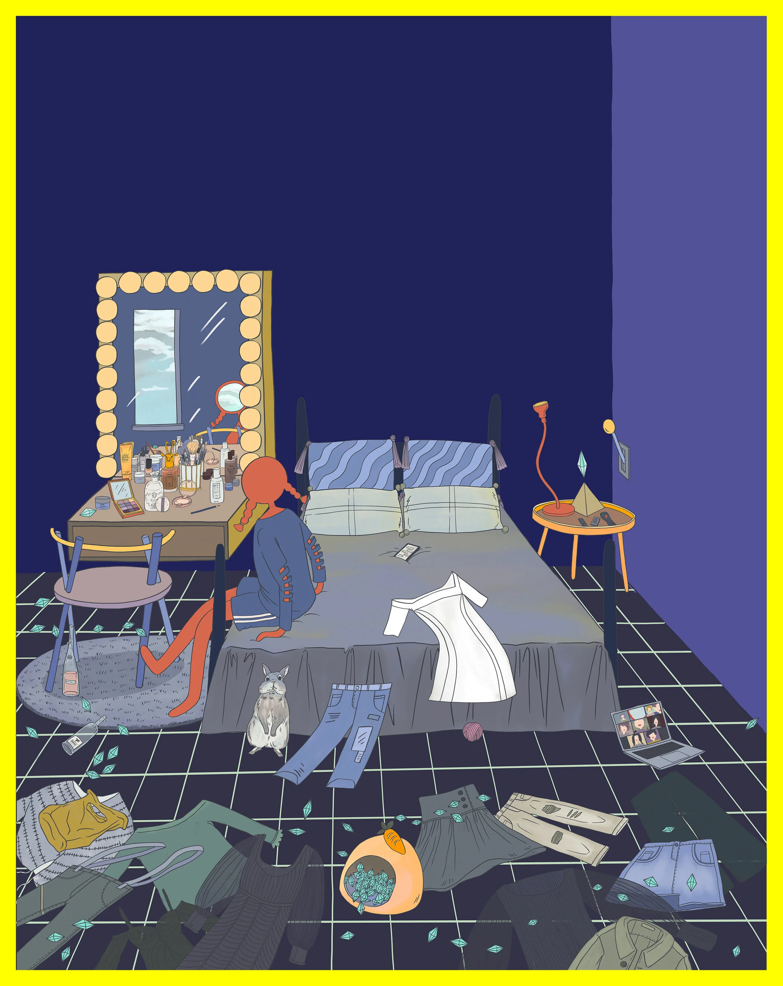 I live in a house full of mirrors.