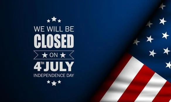 Closed for 4th of July!
