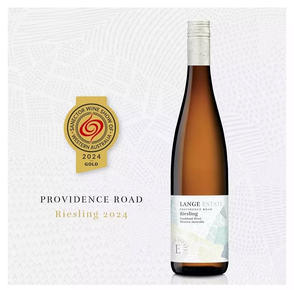 NEW RELEASE - @langeestatewine  Providence Road Riesling 2024 
 
⭐️Gold Medal and an impressive 95 points at the Sanector Wine Show of WA
