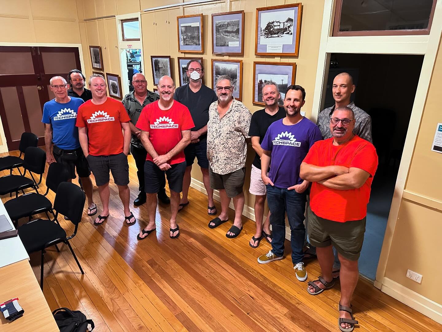 It was a real pleasure to visit the Good Coast TechSpace AGM tonight. With about 40 financial members and about 400 social participants on the Slack channel and other programming, the techspace lease the Old Post Office in #Mudgeeraba and host activi