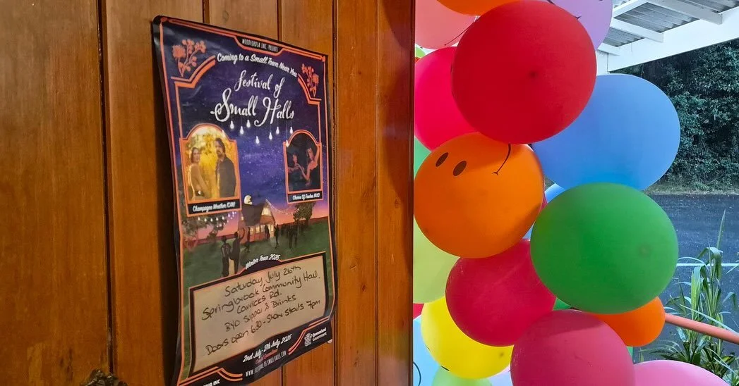 For over ten years now, we&rsquo;ve been working with @smallhallsaus to activate our hinterland halls, pairing an international act and an Australian act with a local emerging artist, in a concert a few times each year managed by a local community gr