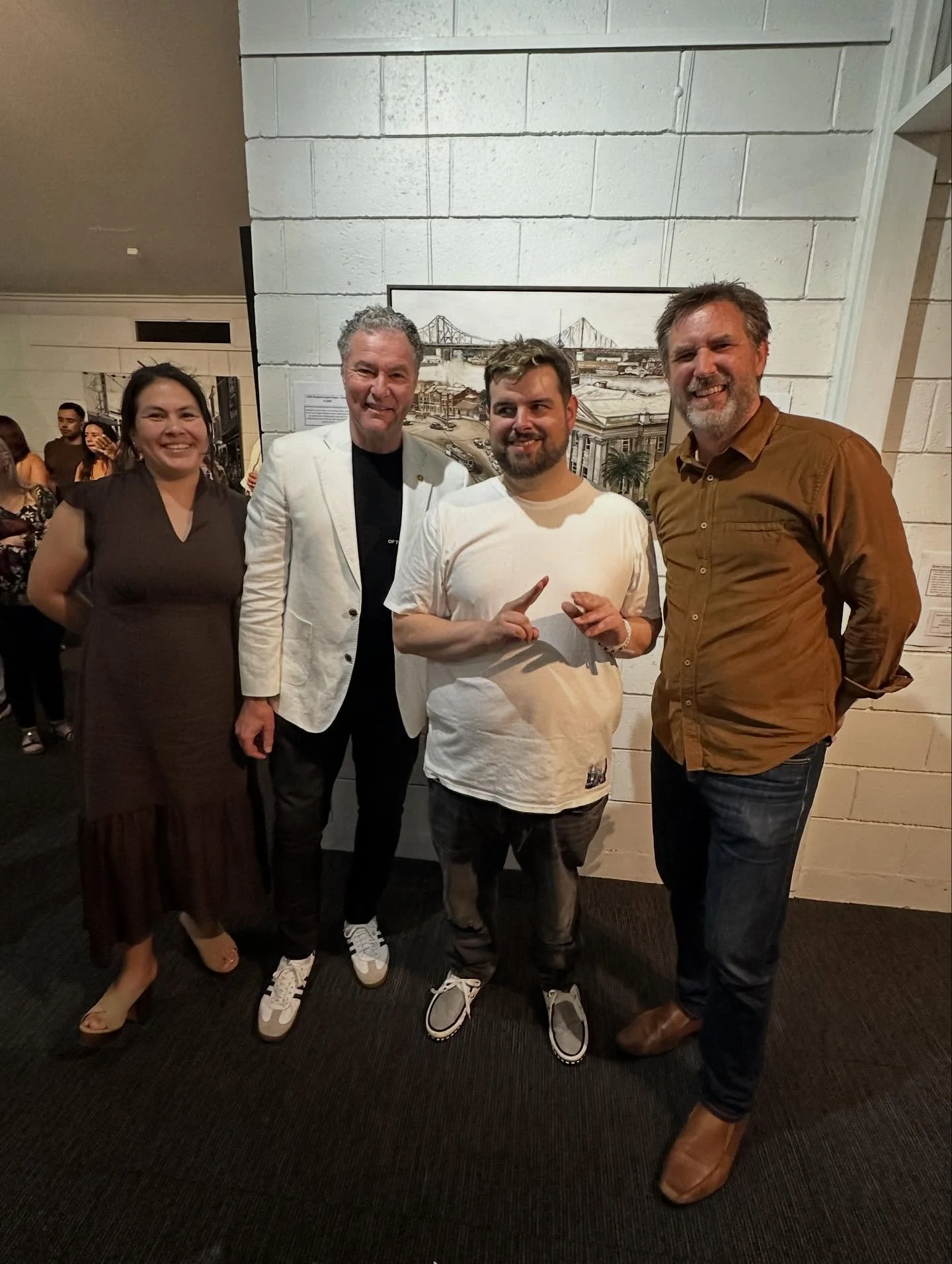 Tonight I had the chance to visit @oneartsgoldcoast to see award-winning artist Jordan Khalaf and his current exhibition. 

Jordan found a love for art at the Gilston-based @kookaburra_art_studio (led by the wonderful Diana) and has gone on to be a c