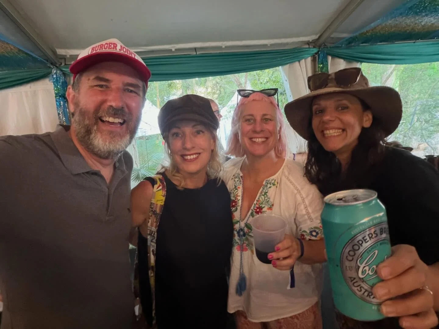 Great to spend a few days at @woodfordfolkfestival cheering for Gold Coast linked creatives performing or exhibiting, including the team from @swellsculpture (who had 11 artists with them!), and bands with GC connections like Hollow Coves, Bobby Alu,