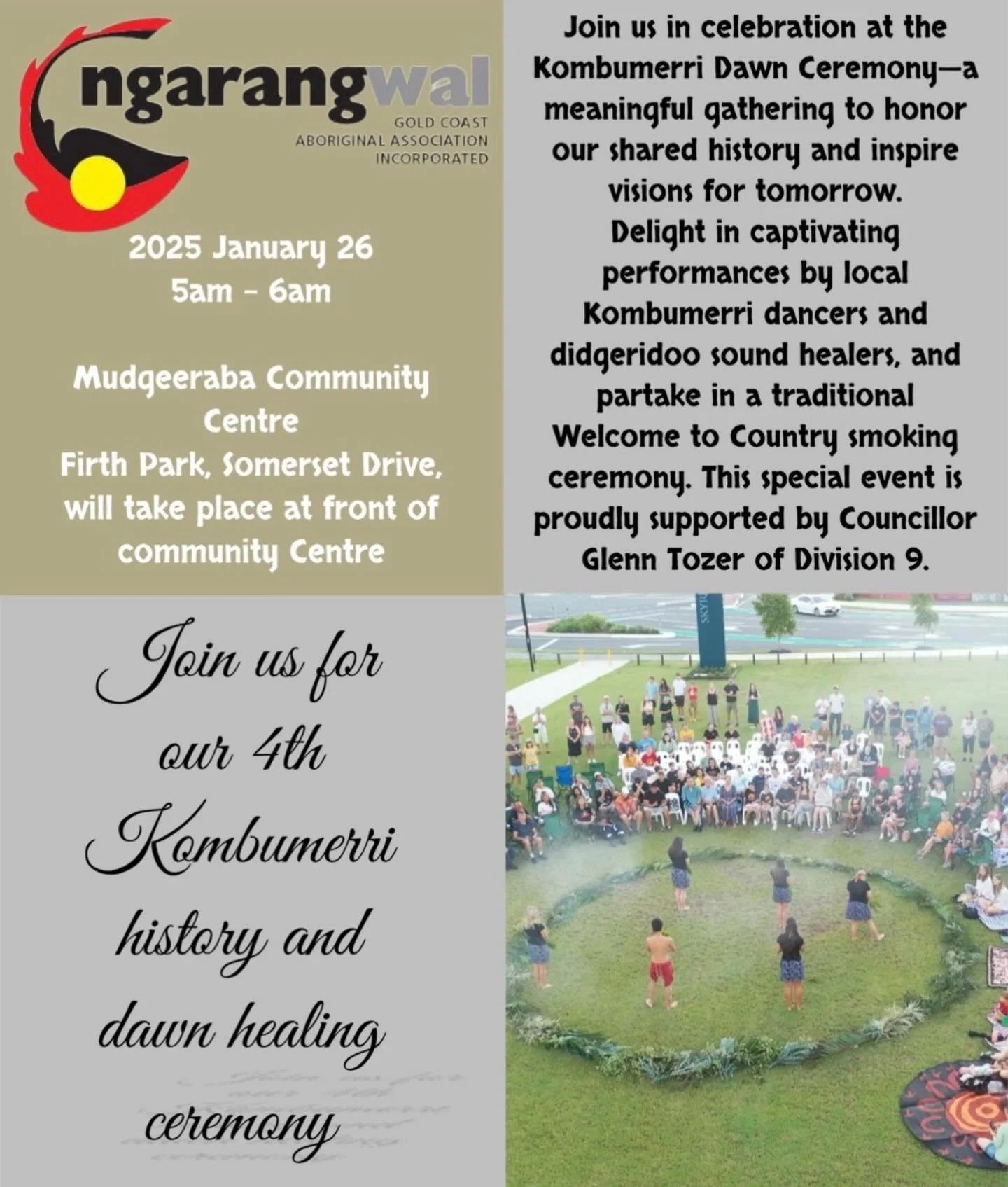 On January 26, at dawn, we will join with @official.ngarangwal at Firth Park to continue our commitment to commemorating the contribution of First Nations people to our shared land, together. 

Many thanks to @justinedillon1 and @kombumerri_bee and t