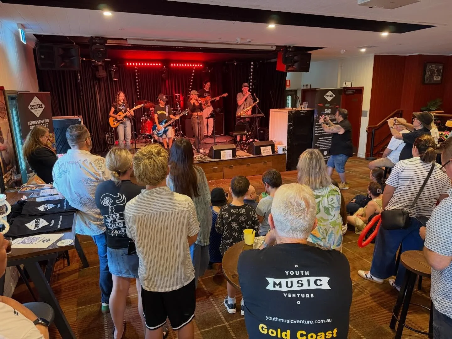 Well done to @youthmusicgc for their fundraising day at The Wallaby Hotel yesterday. My office was stoked to support them. 

The excellent Waves &amp; Wires (pictured) played a great set, along with a variety of other bands donating their time and ta