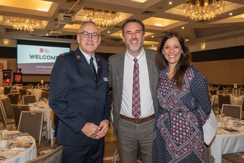 Yesterday my wife @jude19 and I joined together with about 230 locals over breakfast to launch the @salvosau #RedShieldAppeal for 2026. I was honoured to be the MC of the event, and work with the wonderful @catherineosullivan09 on the local committee