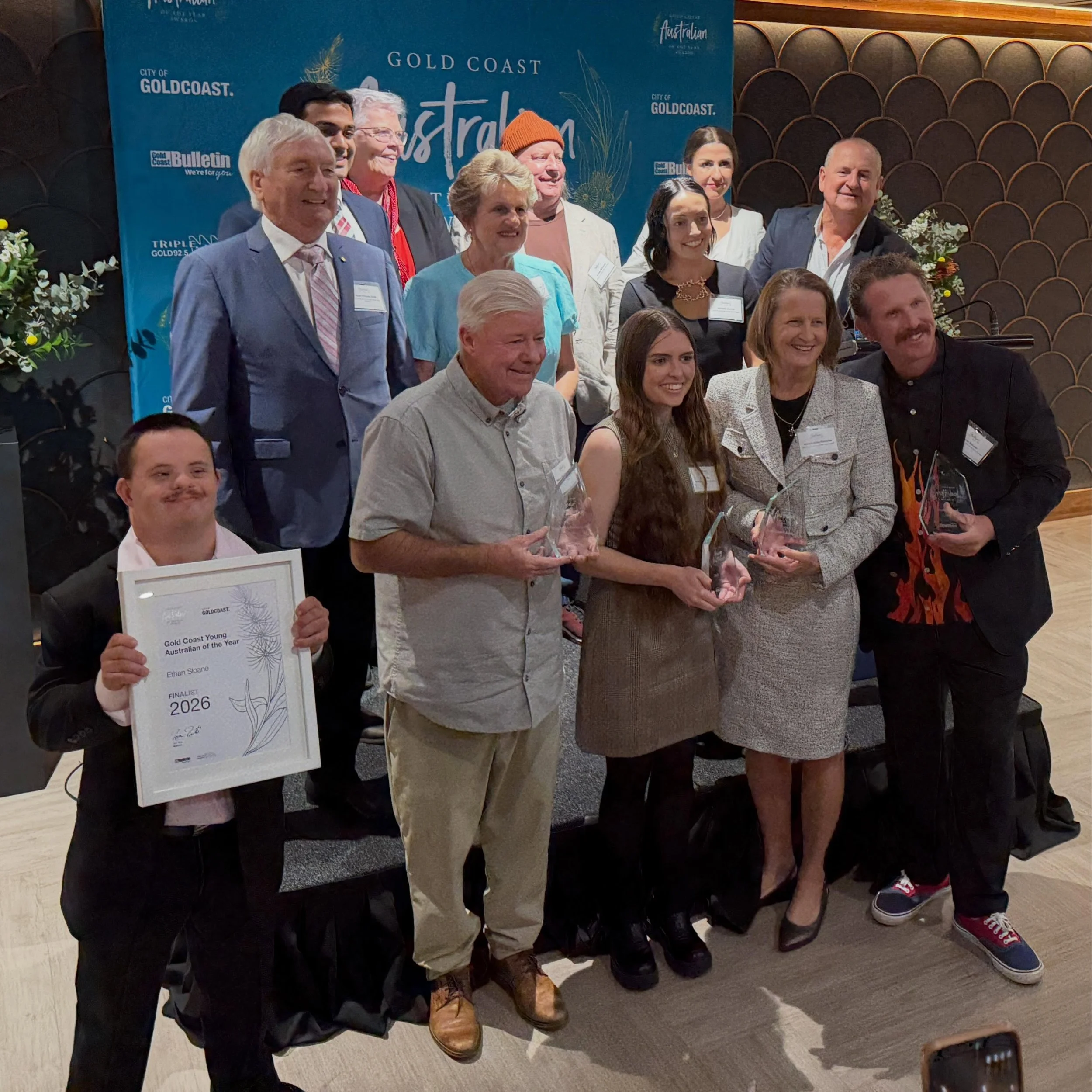It was awesome to witness the awarding of the Gold Coast Australian of the Year awards this evening at Skypoint at Q1. I&rsquo;m always impressed with the diversity of nominees across all manner of different pursuits in the city, from business to cha