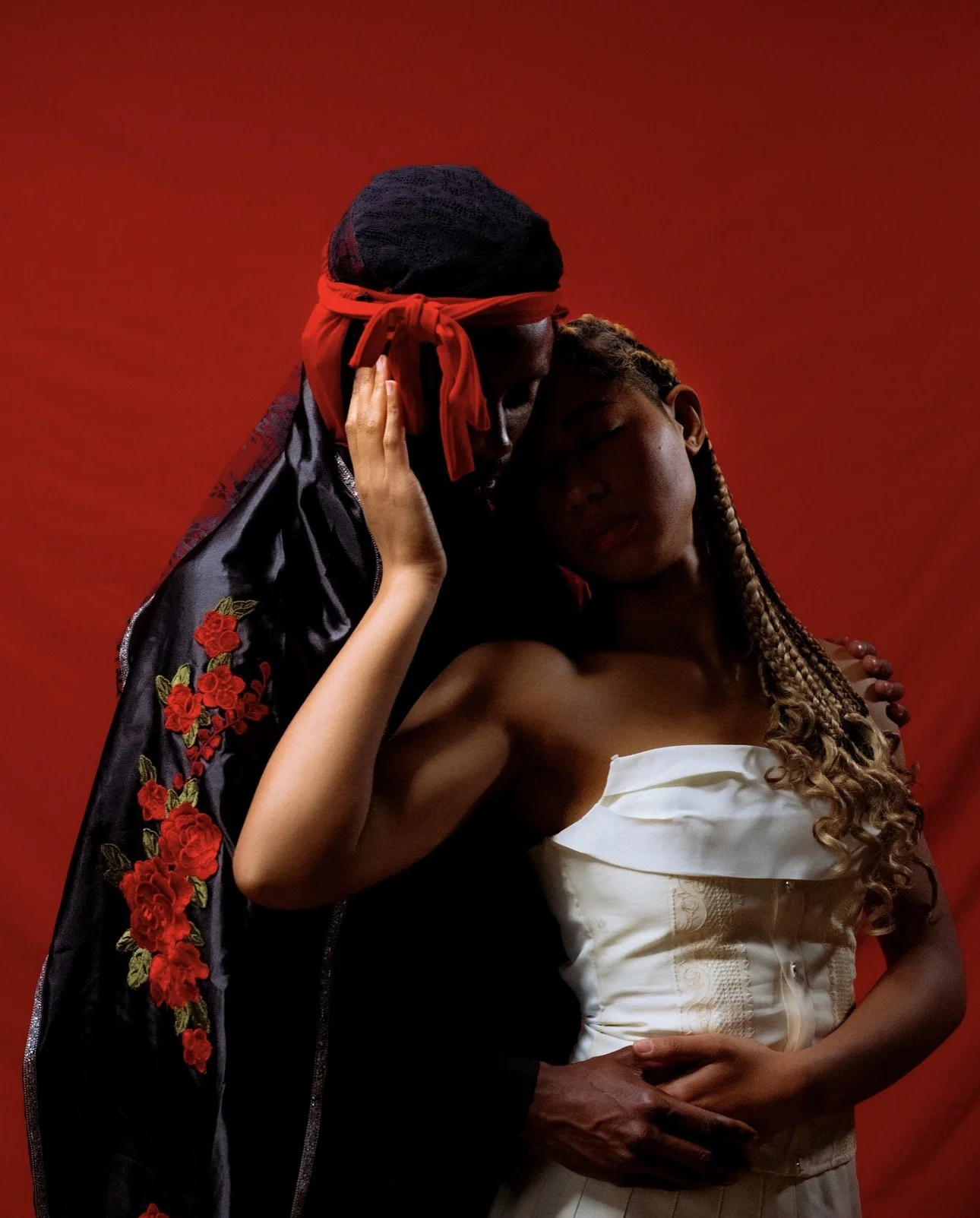 "Durag-veil" and "Barong Corset" featured in "Arise, Beloved" photo by Nifemi Madarikan (2026)