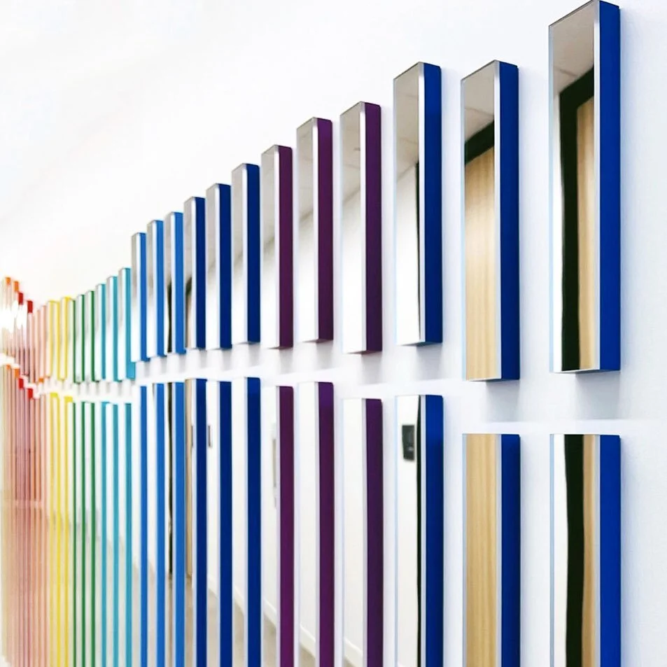 During my time @dlr_group I had the pleasure of designing a series of art pieces that tell the story of the AIDS crisis, specifically in Texas for the headquarters of @prismhealthntx. Each piece sheds light on a different group or factor in the crisi