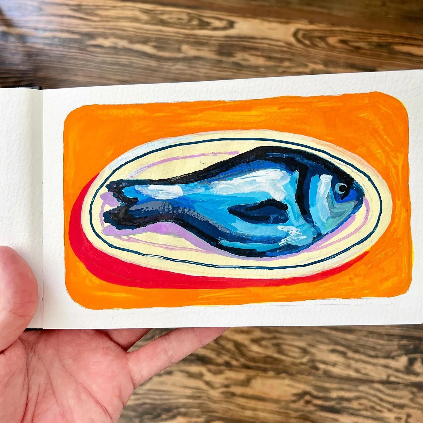 Serving fish 🐟 

#posca #denverartist #coloradoartist #poscaart #paintpens #illustration #drawing #acrylic #painting #poscagallery #lgbtartist #peintre #dessin #esquisse #poisson #fish #servingfish #stilllife