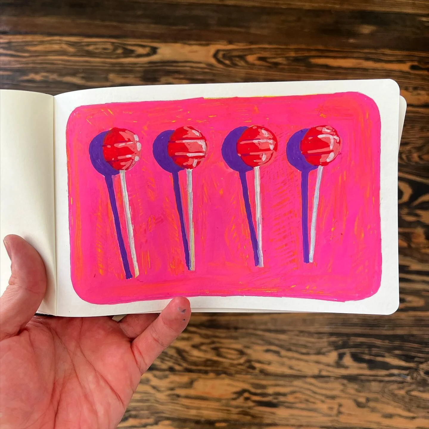 Happy Friday! Here are some lollipops 🍭 

#posca #denverartist #coloradoartist #poscaart #paintpens #illustration #drawing #acrylic #painting #poscagallery #lgbtartist #peintre #dessin #esquisse #lolipops #sucettes #stilllife