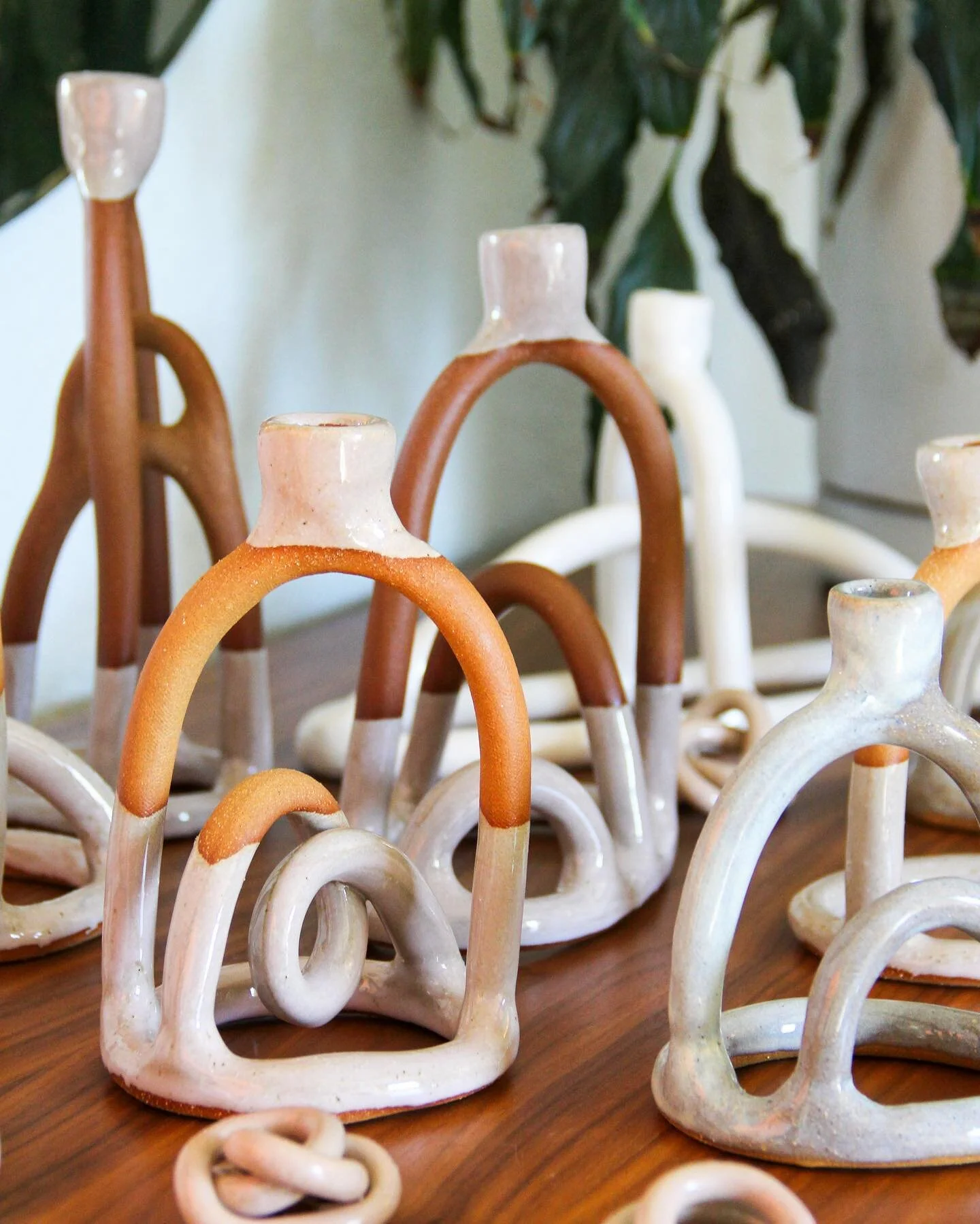 Many of my candleholders have been finding their way into loving homes lately and I couldn&rsquo;t be prouder. I hope they provide everyone a bit of joy when they see them or light them. I&rsquo;ve been loving making them. 
#ceramics #ceramicist #den