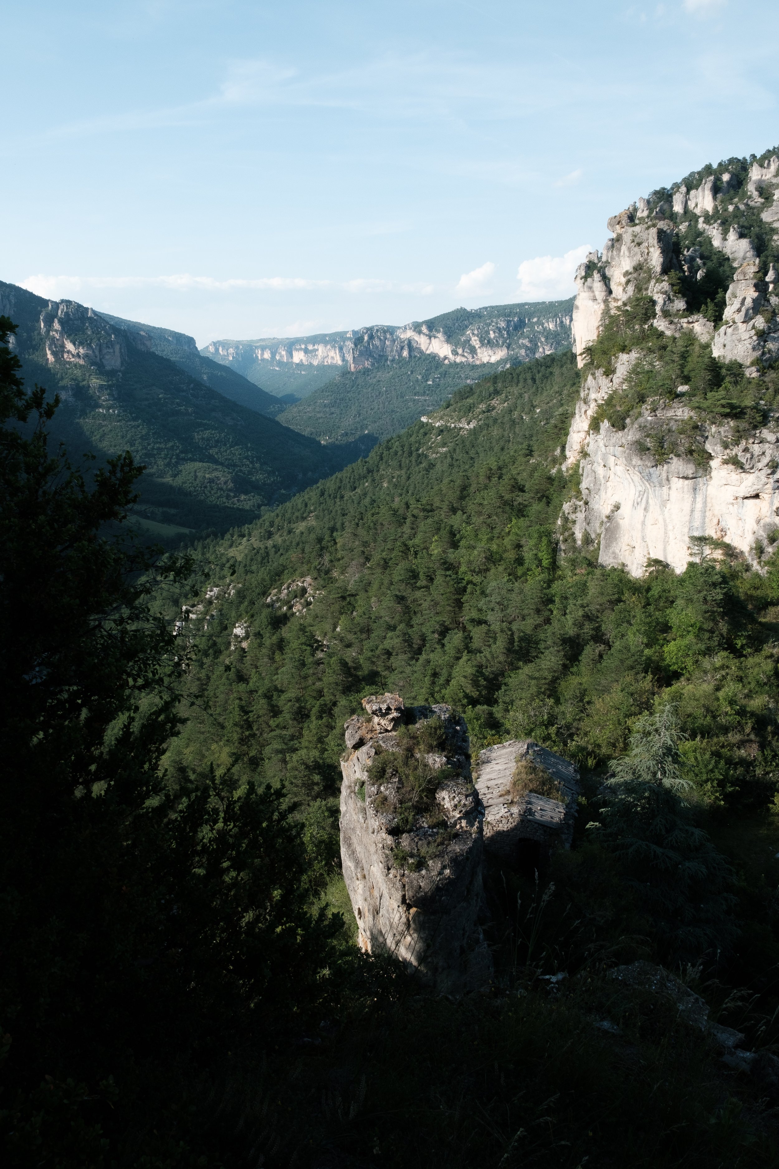 Viewpoint Lozère region south France 