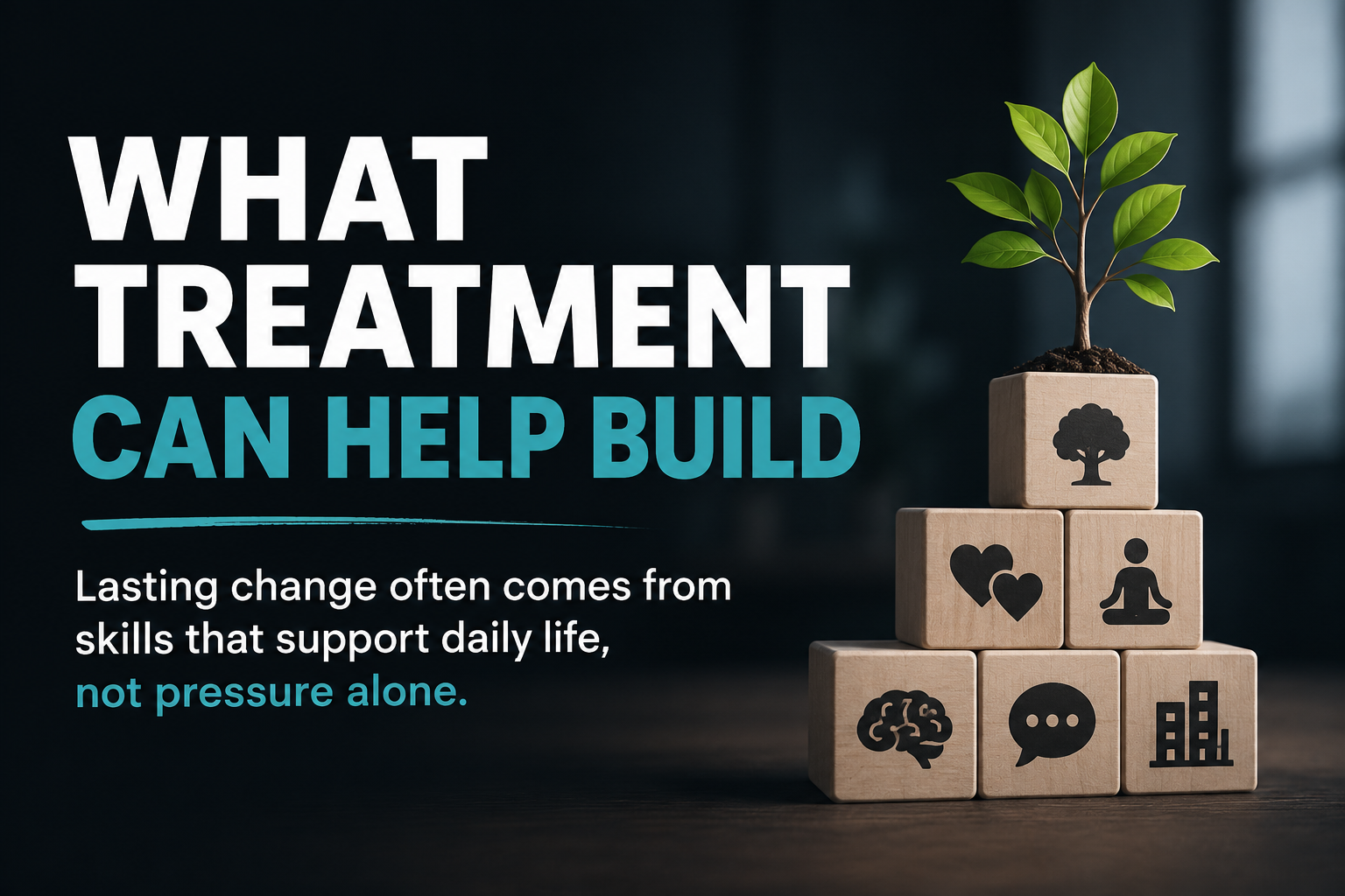 What treatment can help build 