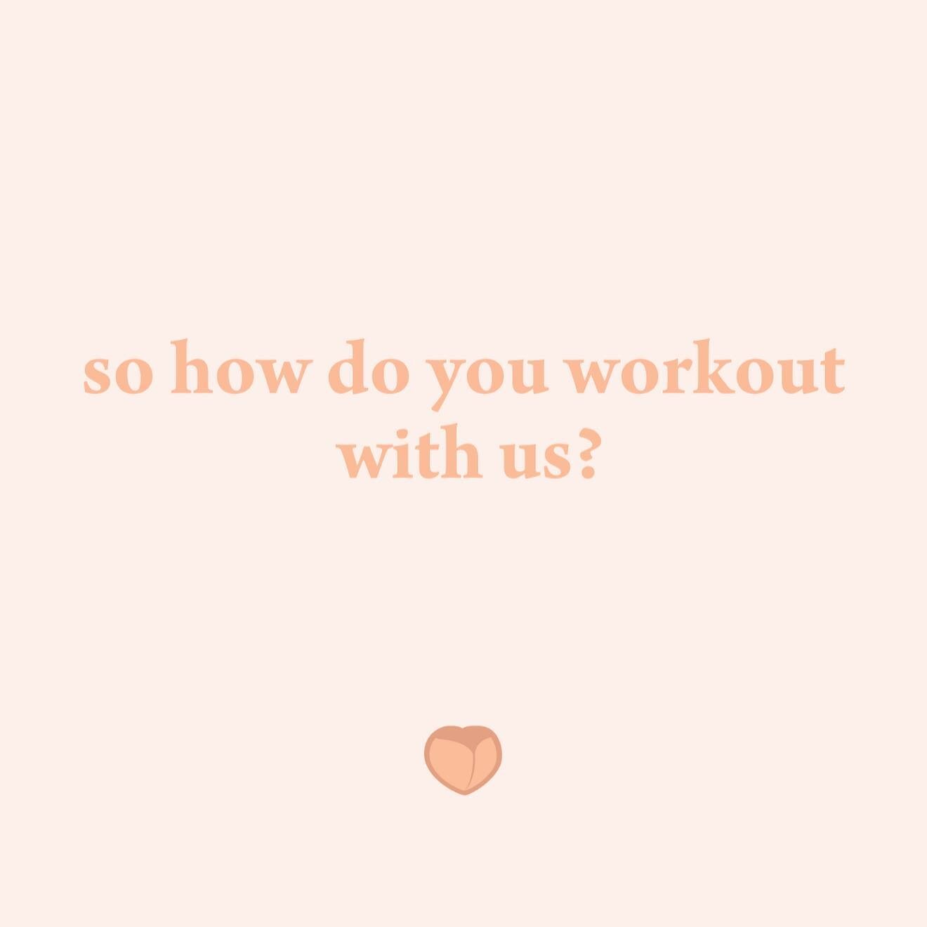 How do you join team booty and workout with us? 🍑
⠀⠀⠀⠀⠀⠀⠀⠀⠀
There are two ways you can train with us.
⠀⠀⠀⠀⠀⠀⠀⠀⠀
We offer:
👯&zwj;♀️ semi private training (2-4 women per session)
or
🏋🏼&zwj;♀️ personal training (1:1 sessions)
⠀⠀⠀⠀⠀⠀⠀⠀⠀
Whether you&r