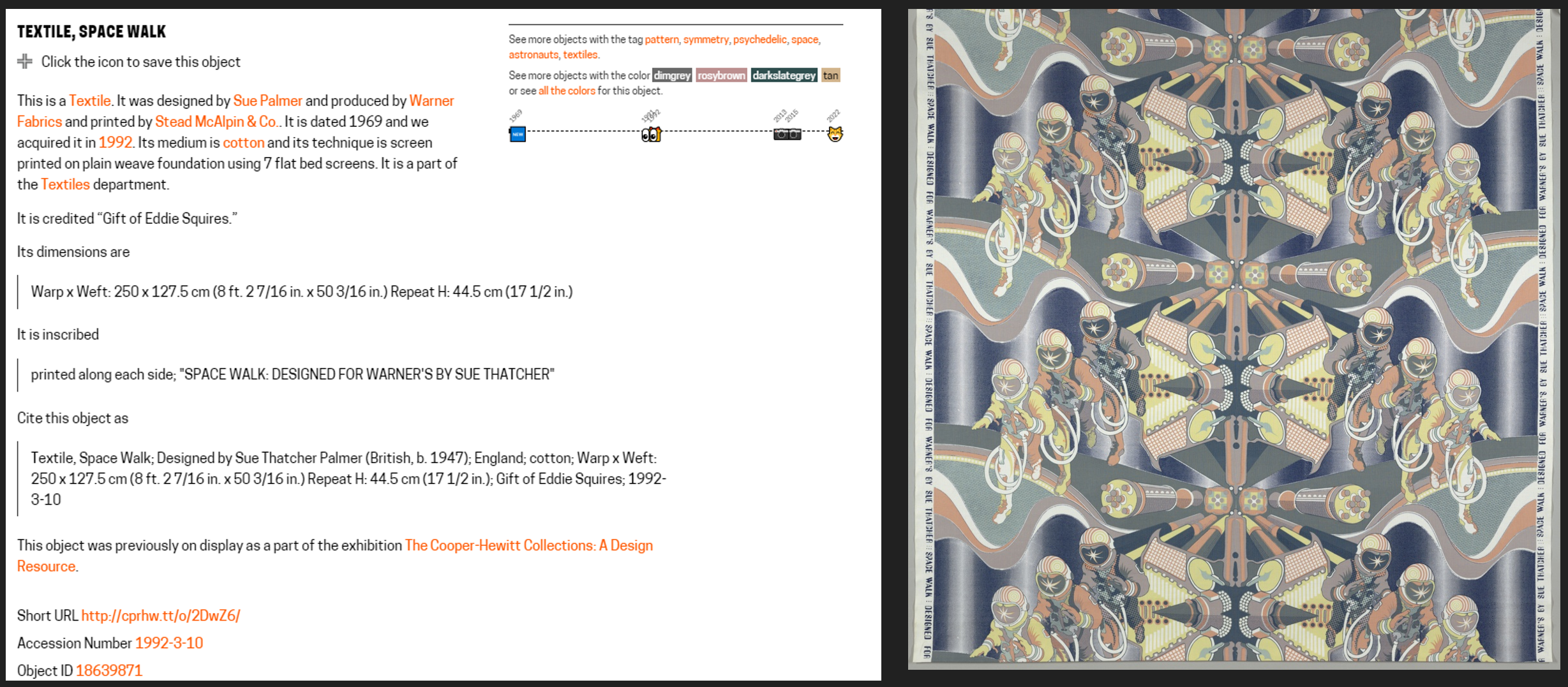 Inspiration images, from archives of Cooper Hewitt, Smithsonian Design Museum