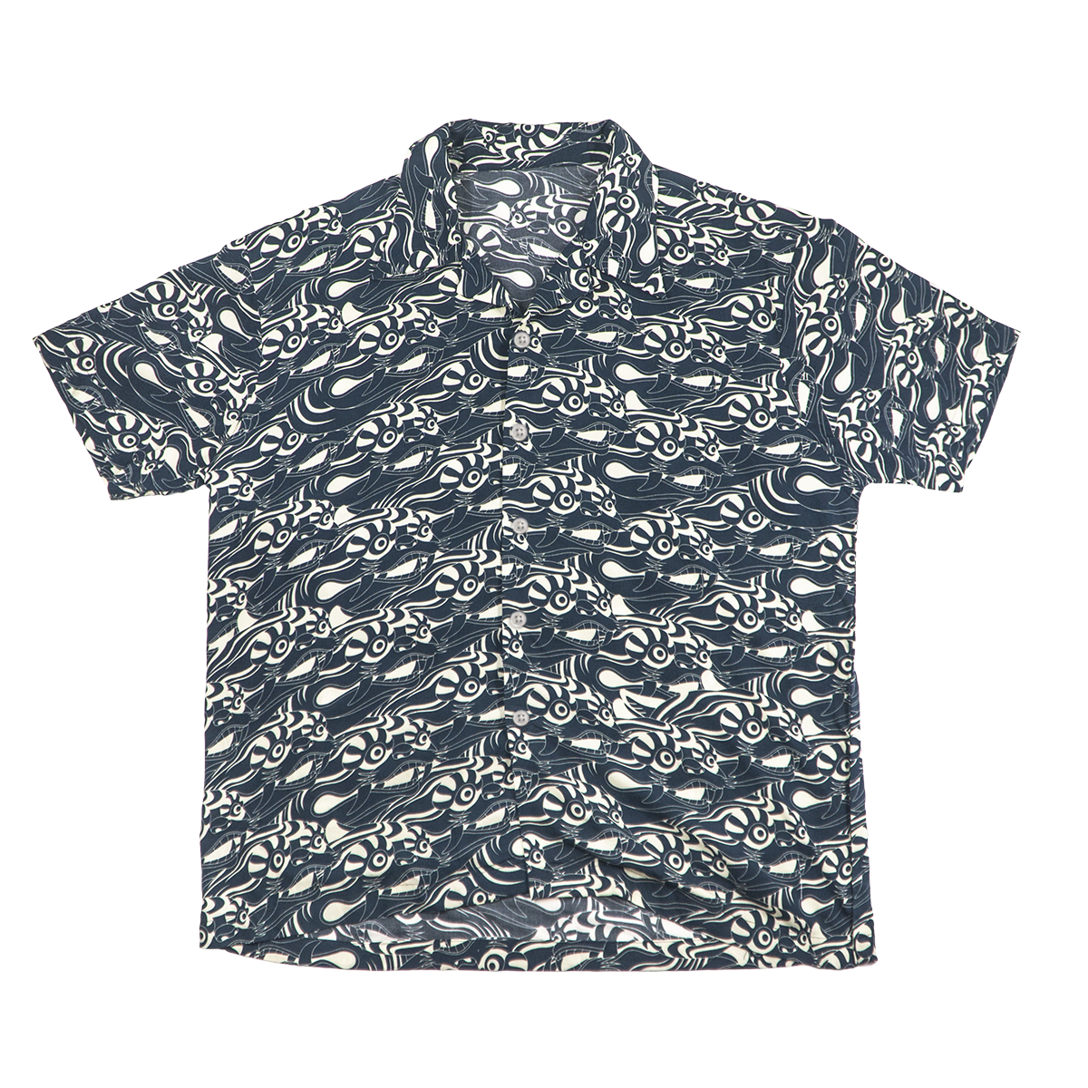 Lonerslugs X Laughing Tiger Hawaiian Shirt (Mono) — Laughing Tiger ...