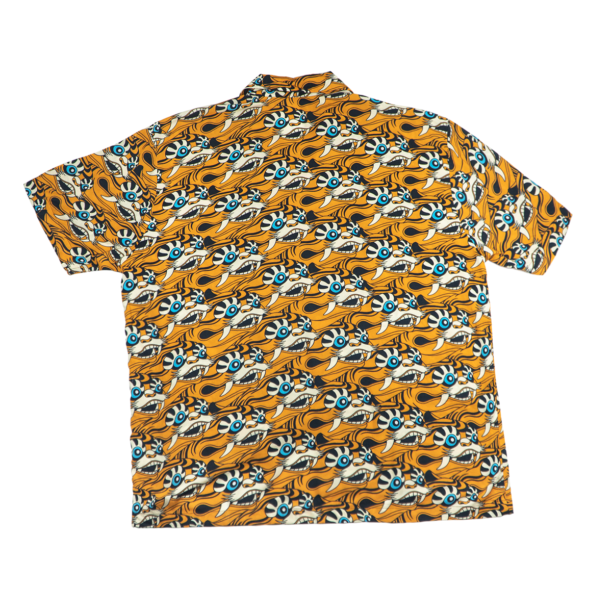 Lonerslugs X Laughing Tiger Hawaiian Shirt (Orange) — Laughing Tiger ...