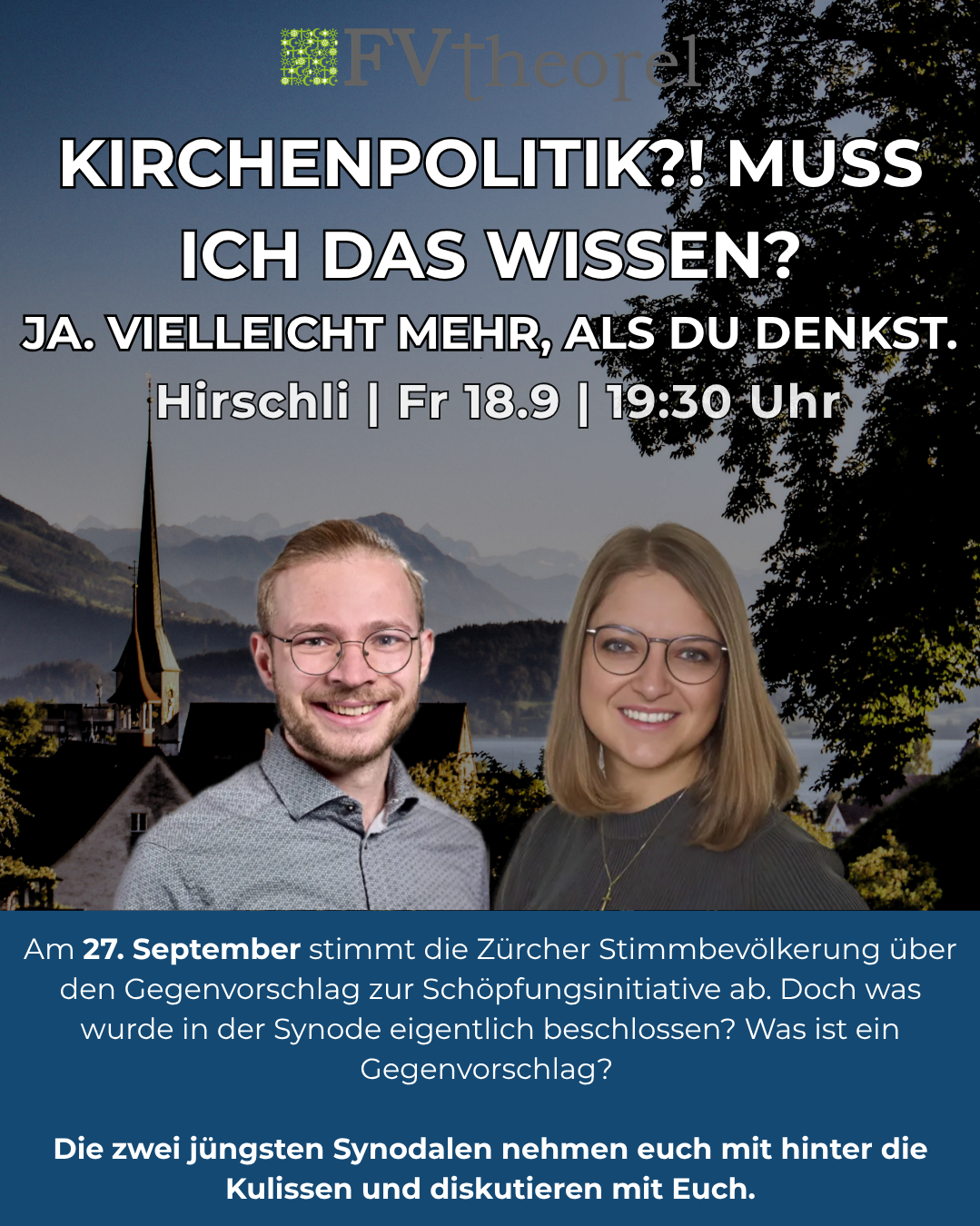 Podiumsdiskussion "Schöpfungsinitiative"