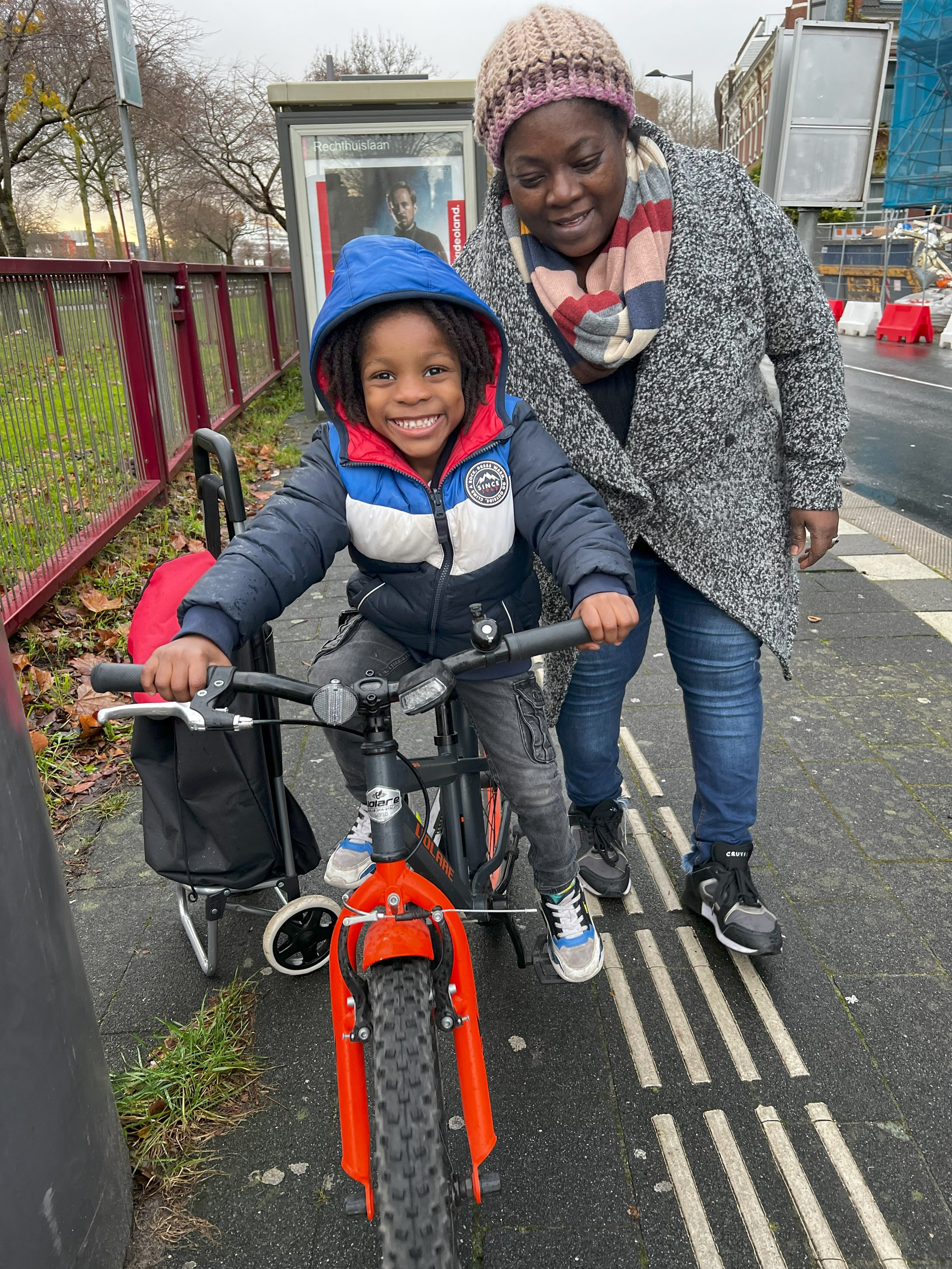  Voor de jongste bewoner van de opvang werd een fiets geregeld na een oproep op Instagram 