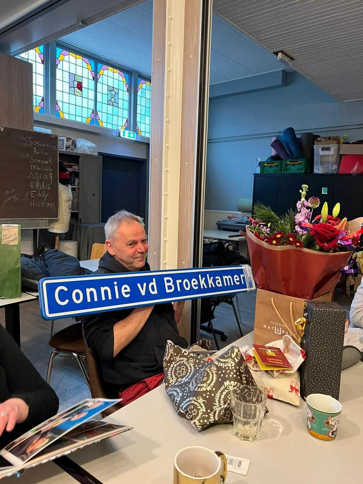 Afscheid van Connie, Bea en Leo