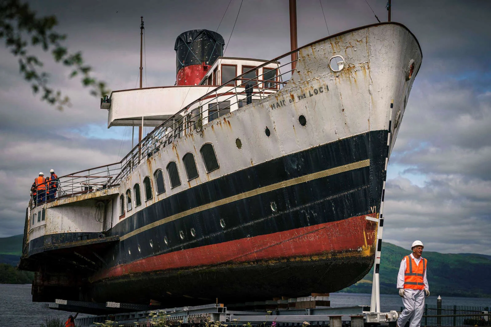 the ship has slipped! 