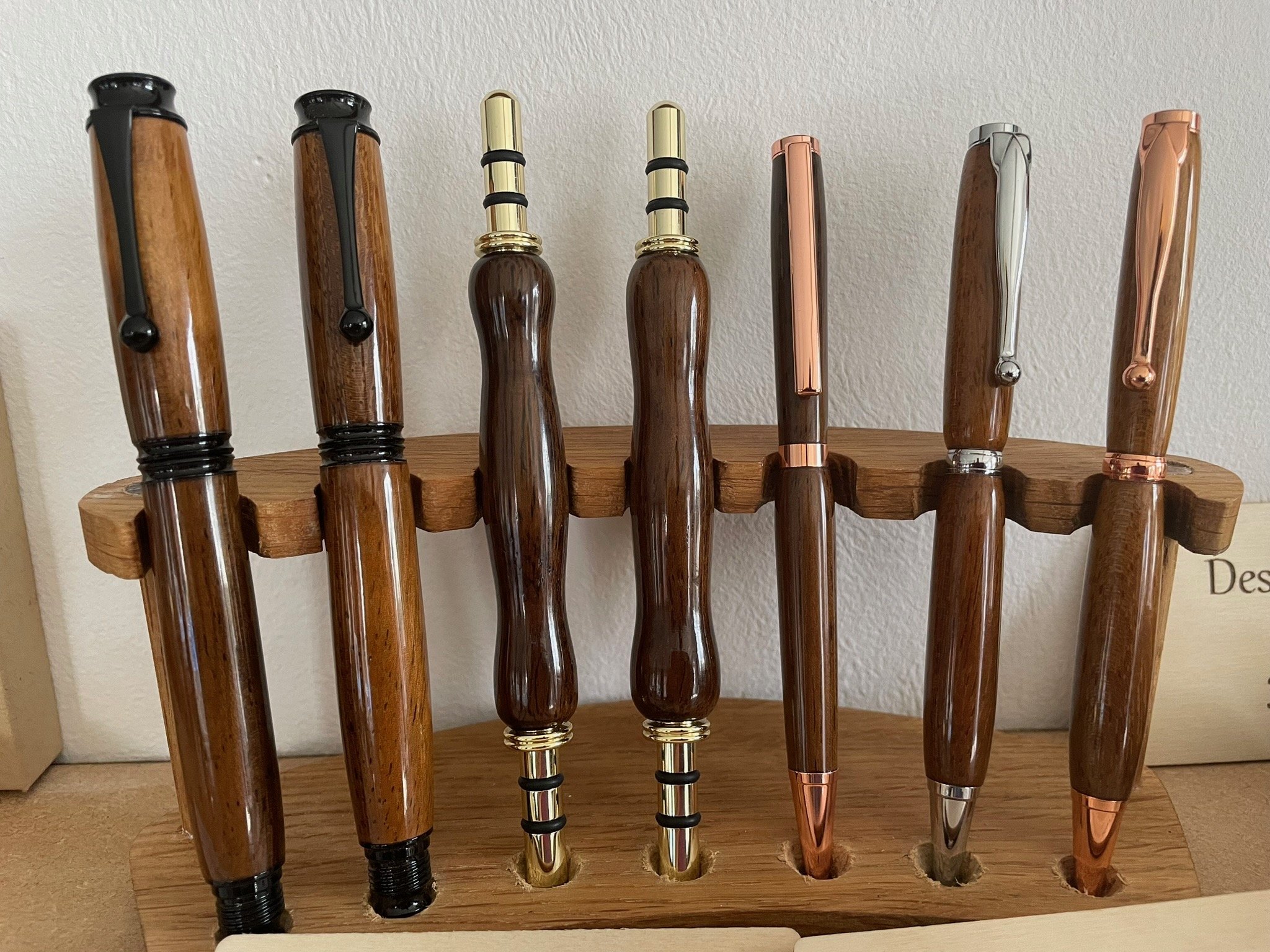 Exclusive hand crafted wooden roller ball pen made from Maid of the Loch paddle wood