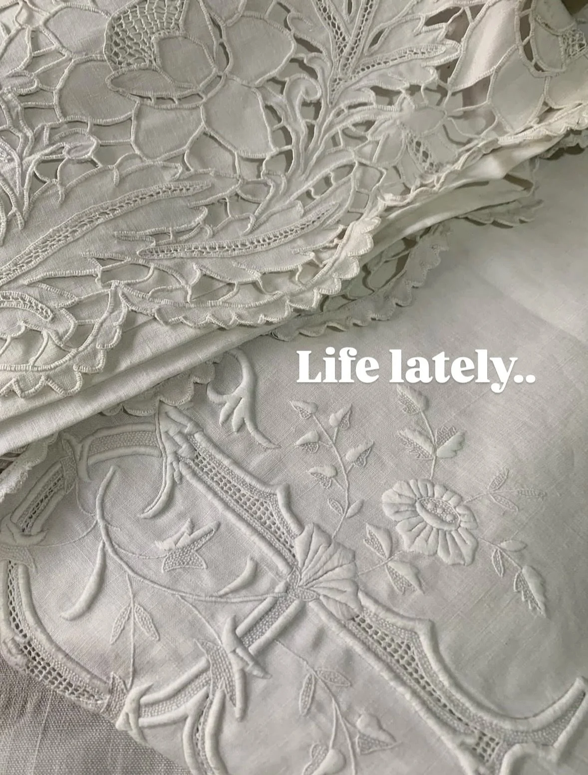 Things I&rsquo;ve done, things I love and things I&rsquo;ve made..

Derek Jarmans cottage 
My garden 
Incredible chainmail top by @alexandermcqueen 
Patchwork pattern tiles by @suzybroome 
Dungeness lighthouse 
The best seafood at snack shack Dungene