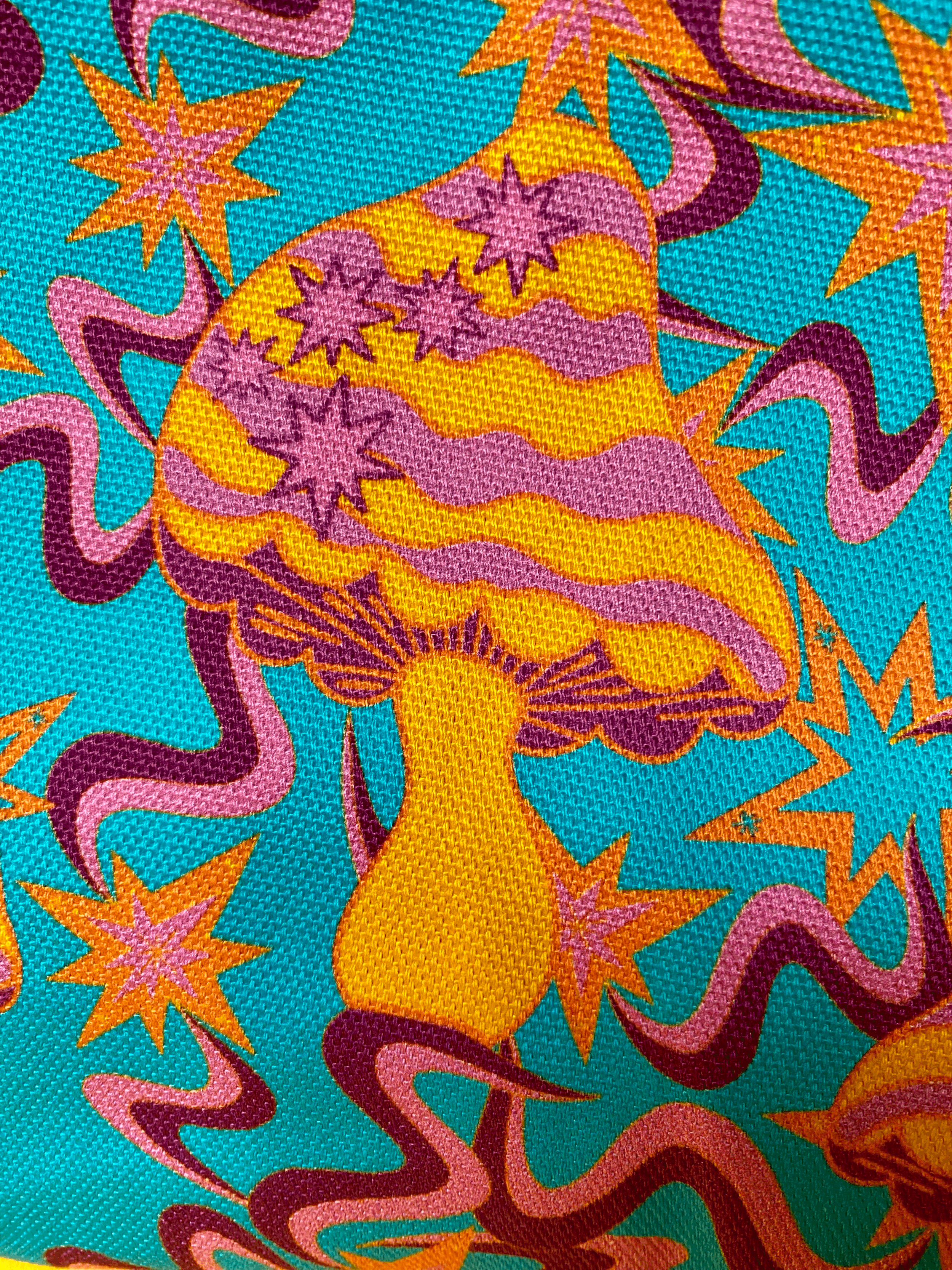 Sally Tettersell Designs Cosmic Mushroom makeup / cosmetics / wash bag