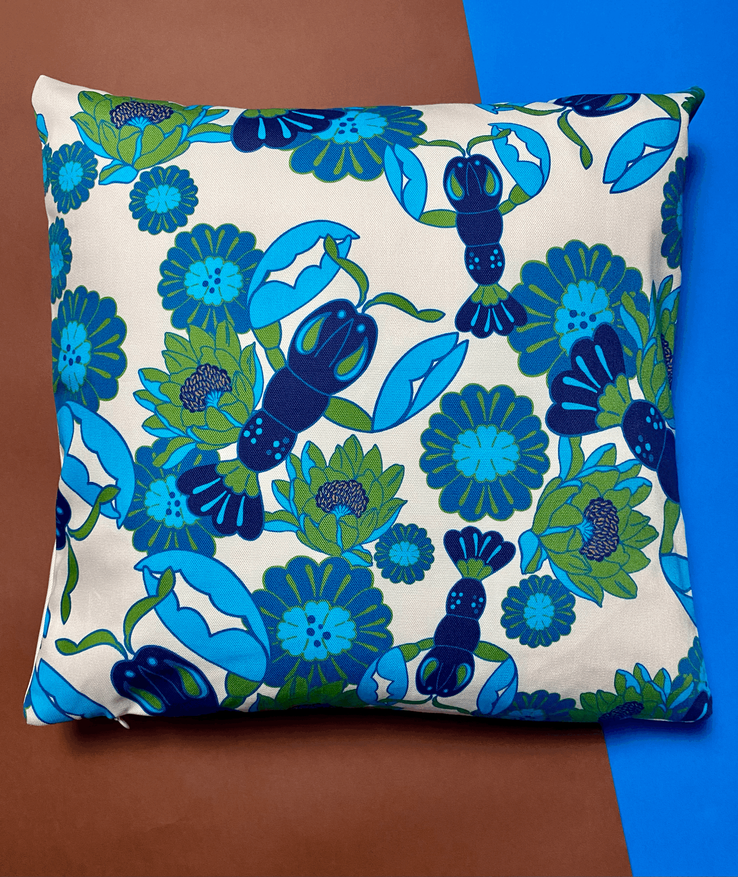 Love Lobster Cushions Cover Sally Tettersell Designs
