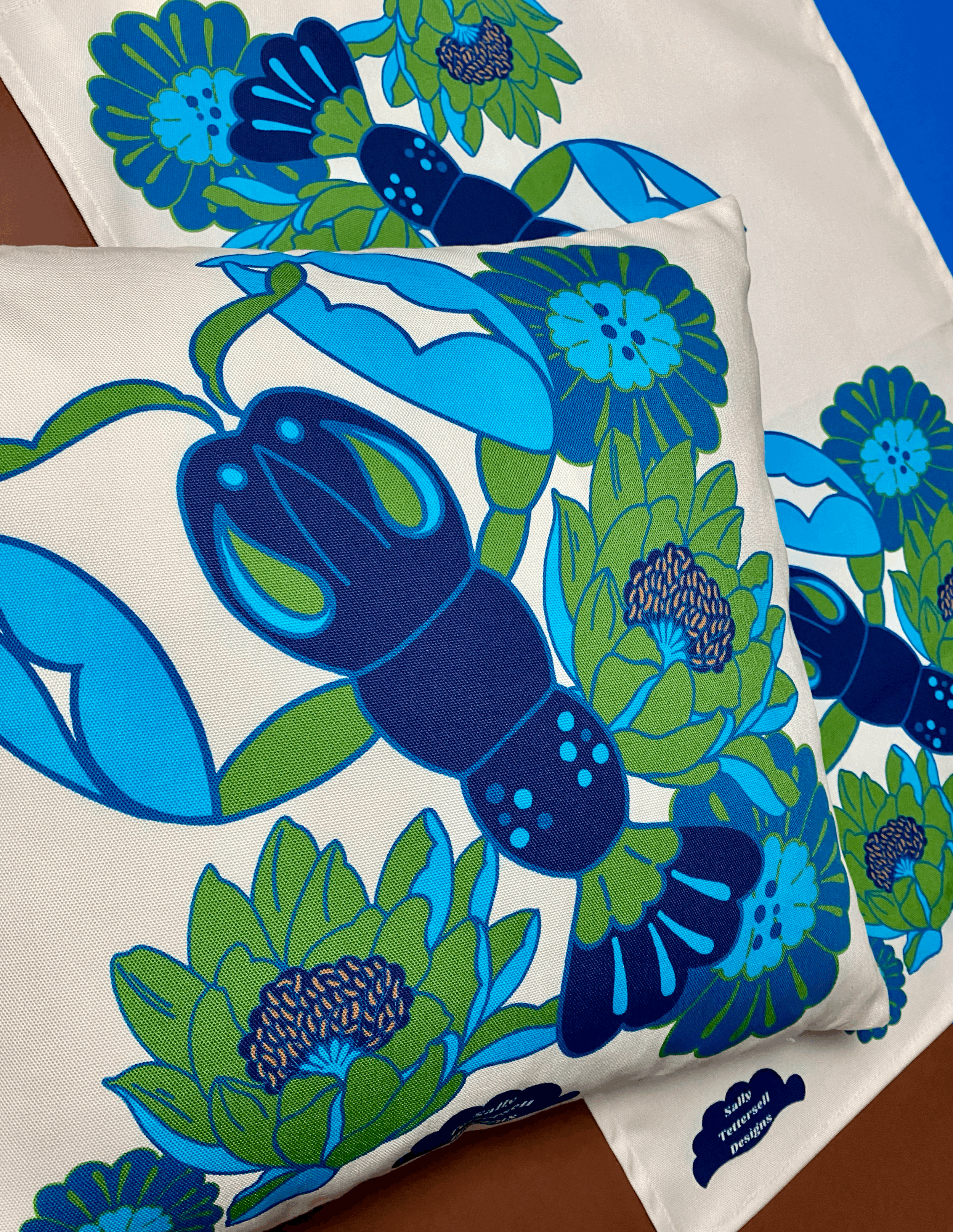 Love Lobster Cushions Cover Sally Tettersell Designs