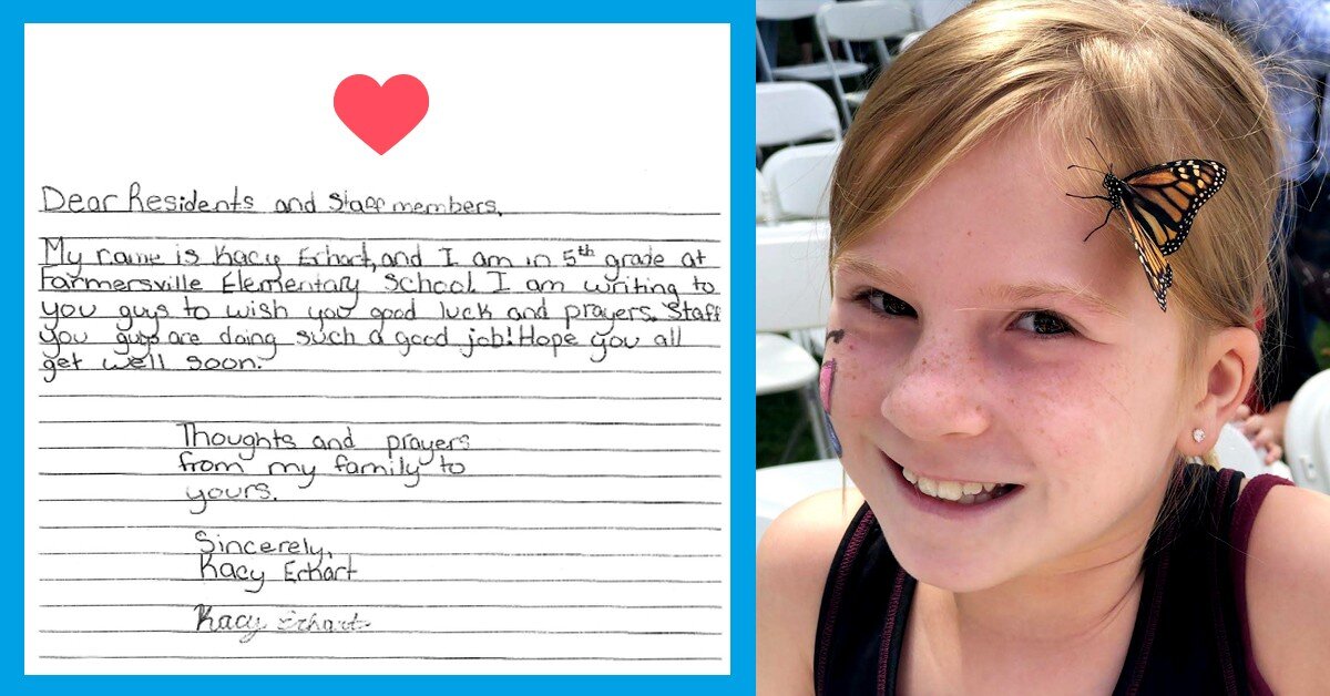 My Daughter Kacy Erhart: 5th Grader's Letter Brings Hope and Joy to LVHN Staff