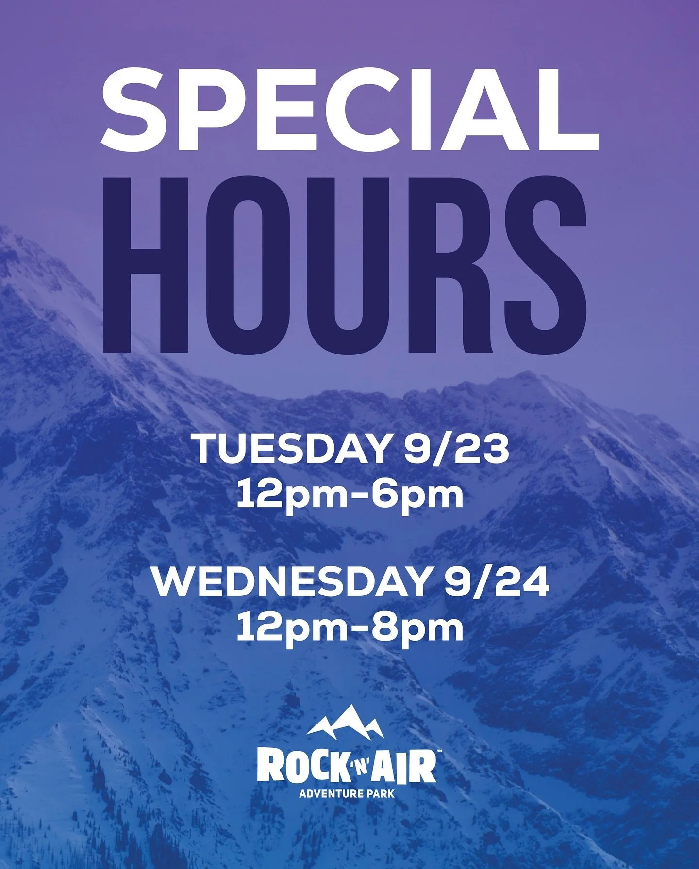 Day off from school?📚 No problem, join The Great Indoors for special hours this week!