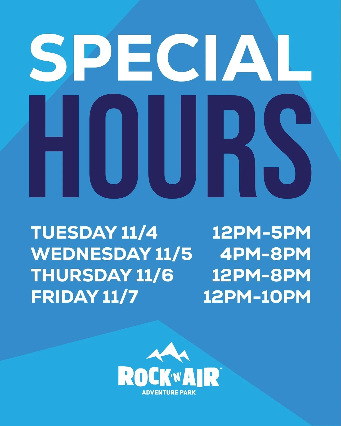 Join The Great Indoors for Special Hours this week!