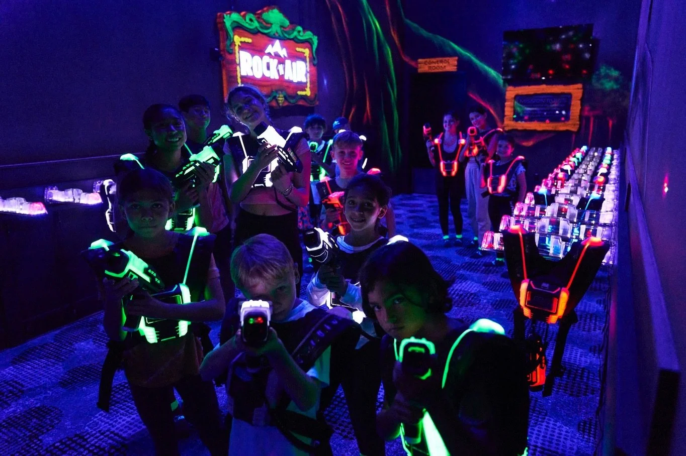 Step into the game! From VR worlds to laser tag battles, we&rsquo;ve got next level fun for every Adventurer 😎🗻

👾Get tickets now at: the link in our bio!

#rocknair #eastbrunswicknj #adventurepark
