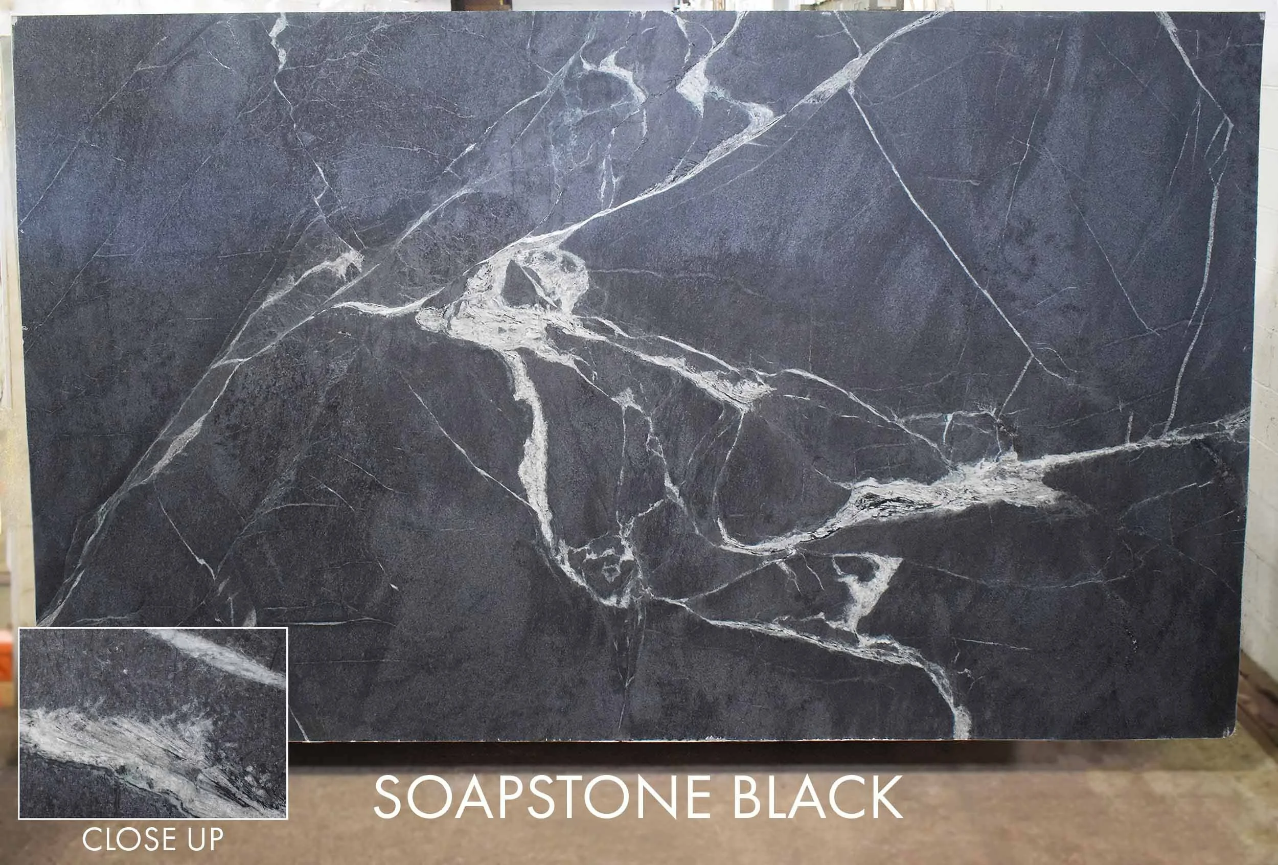 Soapstone Black 3cm