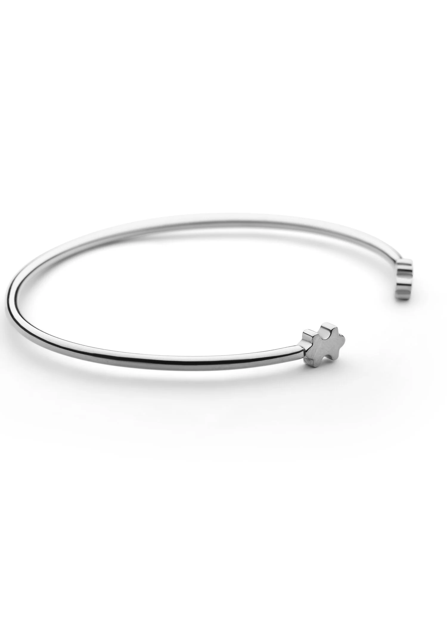 Open cuff Steel - Skultuna till förmån för Project Playground