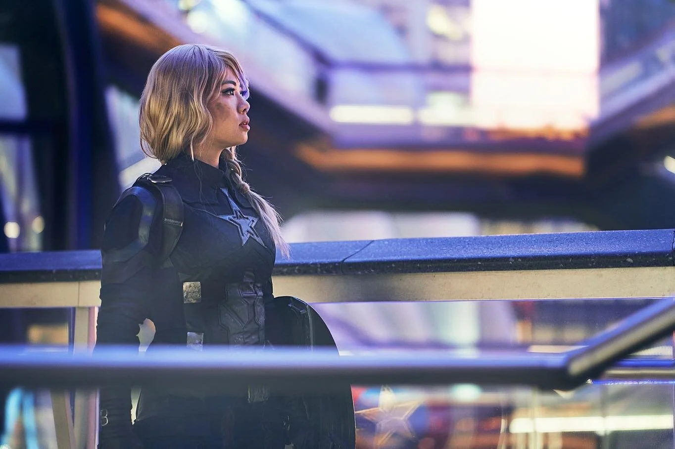 So excited to start sharing the gorgeous Cap edits from @adorables. This shot is one of my favorites- basically a pretend movie still. What I love the most is the shield reflected in the glass! Look forward to more from this set soon! #marvelstudios 