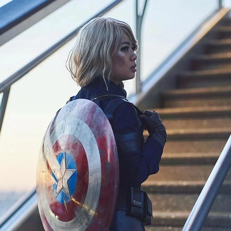 Preview shot from @adorables of my Captain America! So many amazing shots to pick from that I&rsquo;m having a hard time narrowing down my final picks. Evan is booking for #katsucon2019 ~ make sure to reach out and nab a spot quick! 
Special thanks t