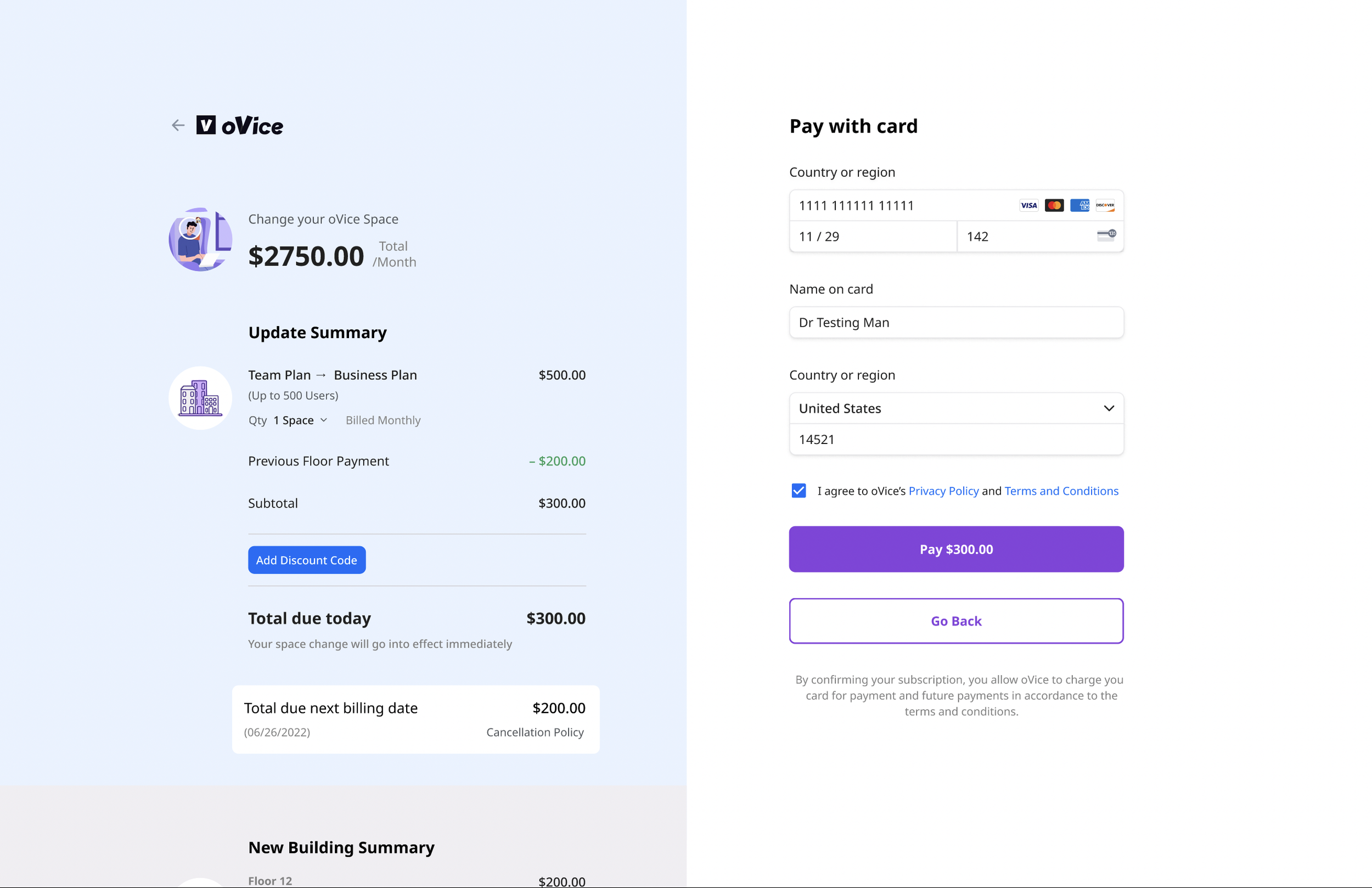 Stripe Integration Payment