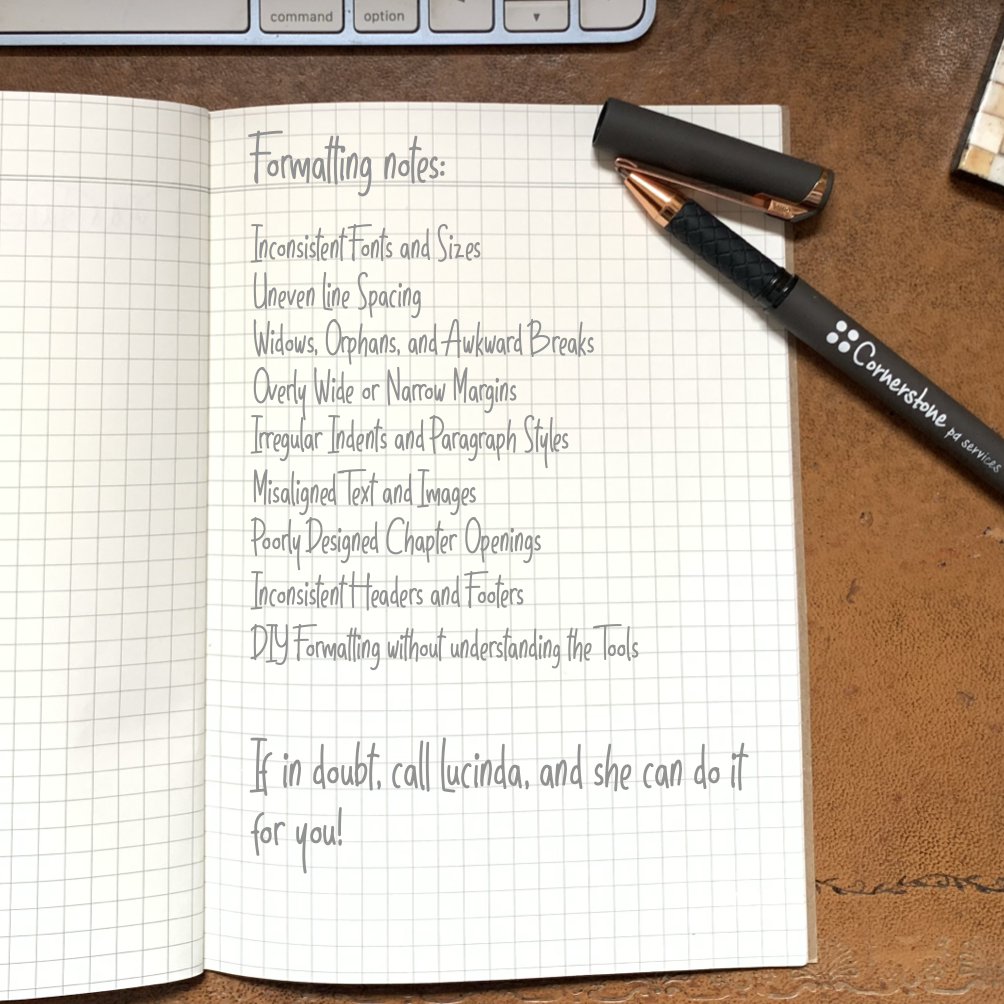 Common formatting mistakes that make a book look amateur