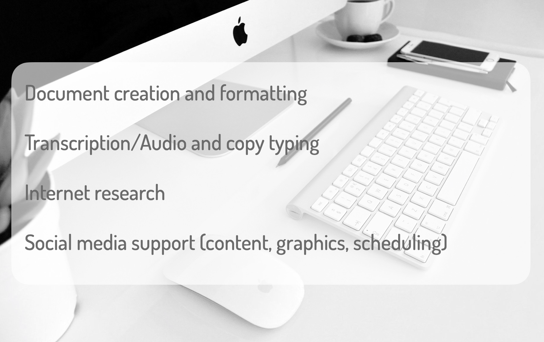 General admin services image