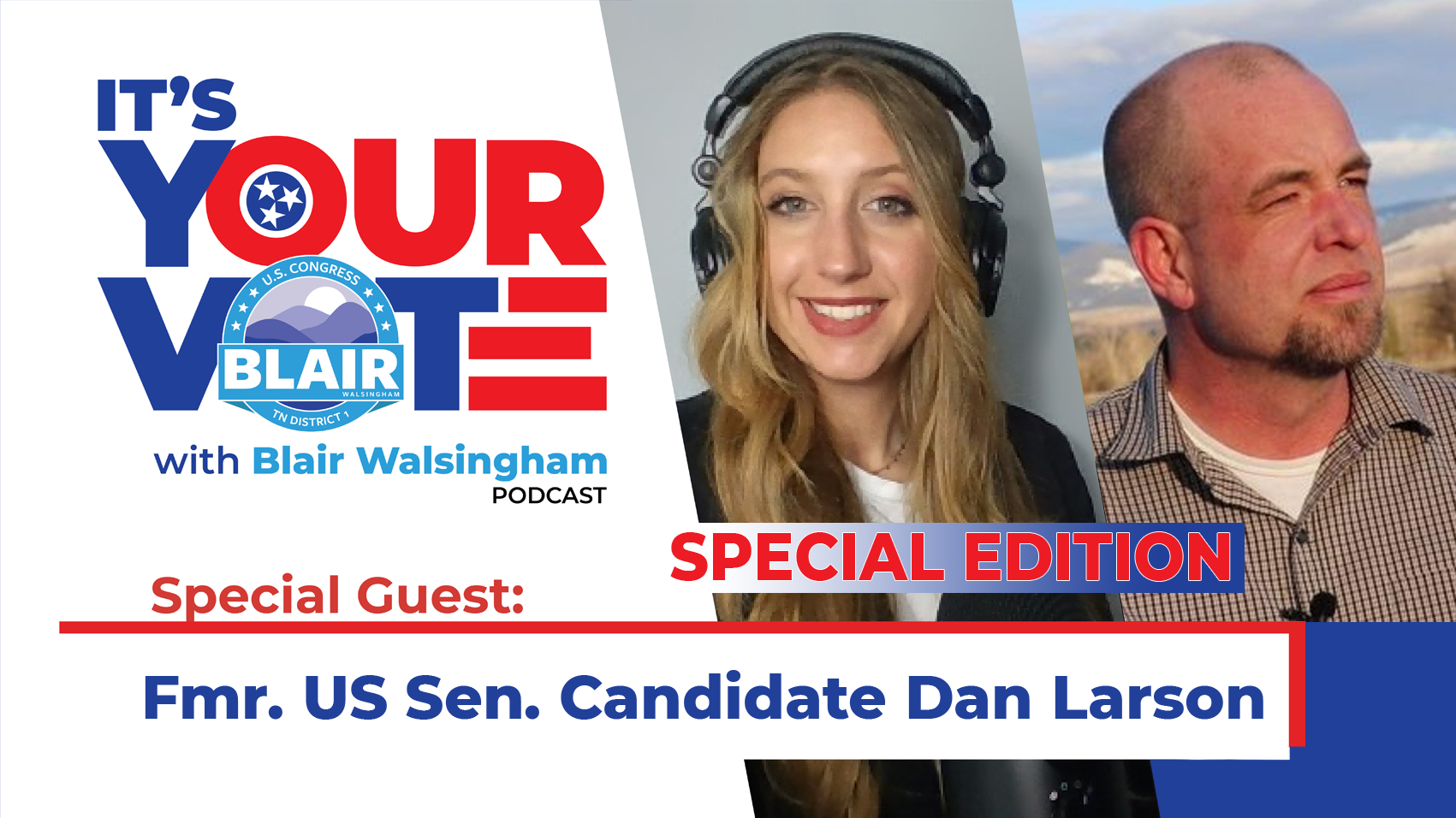 Talking UBI with Former Republican US Senate Candidate from Montana Dan Larson and host Blair Walsingham.