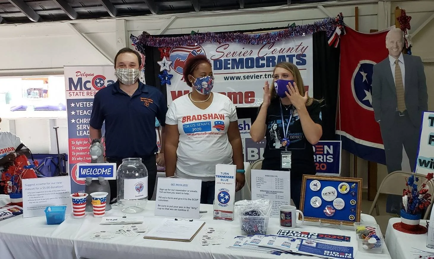 Democratic Party challengers for U.S. Senate and congressional seats in Tennessee stump for votes in Sevier County