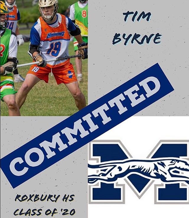 Congrats to Tim Byrne (Roxbury, Canes &lsquo;20) on his commitment to Moravian College! We are so proud of you! #thatsthewaythunderrolls #thunder2020 #themost