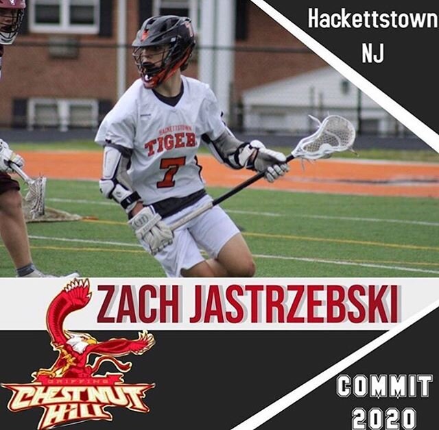 Canes commits keep coming! Congrats to Zach Jastrzebski (Hackettstown, Canes &lsquo;20) on his commitment to Chestnut Hill! #thatsthewaythunderrolls #thunder2020