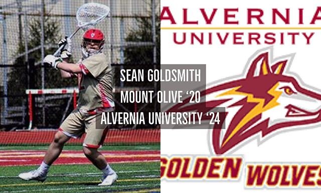 Congrats to Sean Goldsmith (Canes, Mount Olive &lsquo;20) on his commitment to Alvernia University! We can&rsquo;t wait to see what you accomplish. #thatsthewaythunderrolls #thunder2020