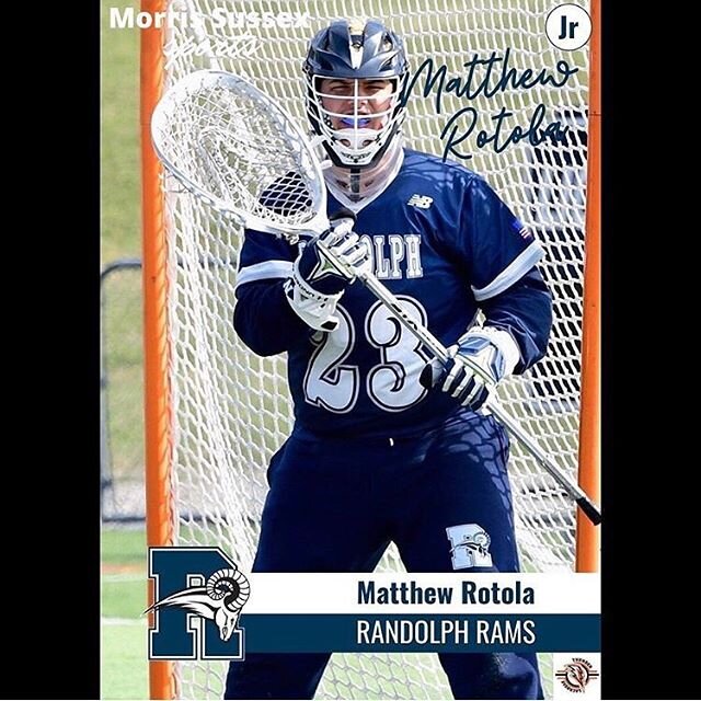 We are so proud of our partnership with Morris-Sussex Sports, and we love the extras we get in return! This week&rsquo;s sponsored athlete is Matthew Rotola (Elite, Randolph &lsquo;21)! Are you a THUNDER athlete in Morris or Sussex county and you wan