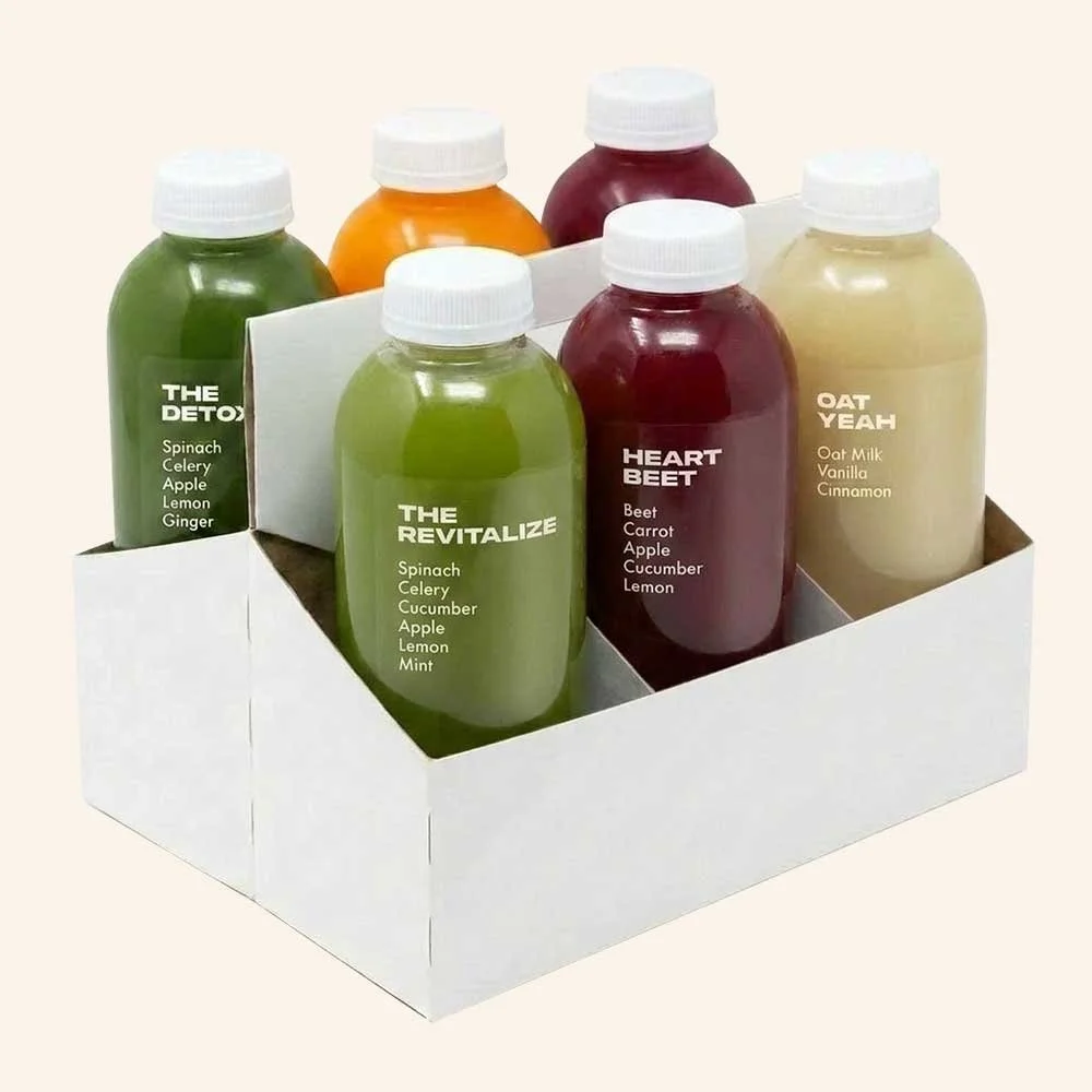 DAILY CLEANSE - A balanced collection of 6 fresh-pressed juices designed to support hydration, nourishment and daily wellness.