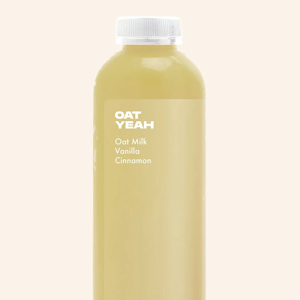 OAT YEAH - Homemade oat "milk", vanilla and cinnamon.